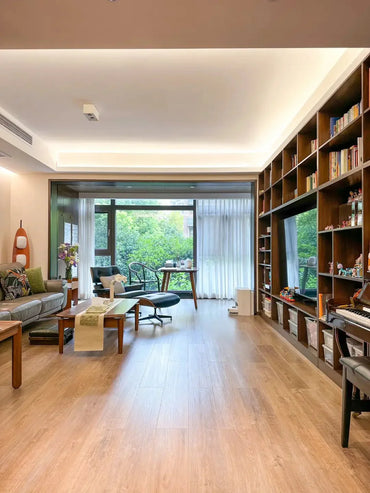 จากห้องนั่งเล่นกลายเป็นห้องสมุดและร้านอาหารกลายเป็นแกลเลอรี่ใครจะไม่อิจฉาบ้านหลังนี้? - ALINDA DECOR