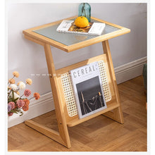 โต๊ะกาแฟ ดีไซน์หวายสาน สไตล์มินิมอล เครื่องใช้ในบ้าน/เฟอร์นิเจอร์/โต๊ะ