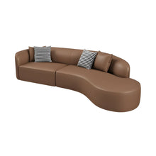 Tech Cloth Upholstered Modern 3-Seat Sofa With Foam Fill And No Distressing