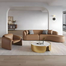 Tech Cloth Upholstered Modern 3-Seat Sofa With Foam Fill And No Distressing