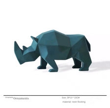 Modern Simple Resin Flocking Animal Character Cartoon - ALINDA DECOR