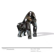 Modern Simple Resin Flocking Animal Character Cartoon - ALINDA DECOR