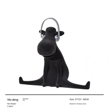 Modern Simple Resin Flocking Animal Character Cartoon - ALINDA DECOR