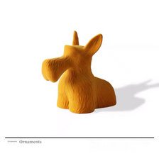 Modern Simple Resin Flocking Animal Character Cartoon - ALINDA DECOR