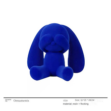 Modern Simple Resin Flocking Animal Character Cartoon - ALINDA DECOR