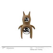 Modern Simple Resin Flocking Animal Character Cartoon - ALINDA DECOR