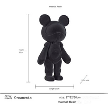 Modern Simple Resin Flocking Animal Character Cartoon - ALINDA DECOR