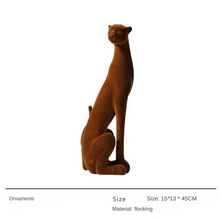 Modern Simple Resin Flocking Animal Character Cartoon - ALINDA DECOR