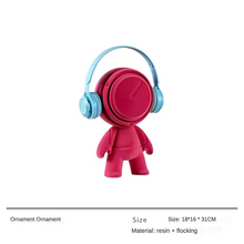 Modern Simple Resin Flocking Animal Character Cartoon - ALINDA DECOR