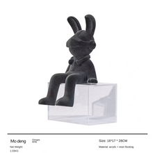 Modern Simple Resin Flocking Animal Character Cartoon - ALINDA DECOR