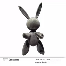 Modern Simple Resin Flocking Animal Character Cartoon - ALINDA DECOR