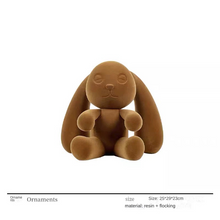 Modern Simple Resin Flocking Animal Character Cartoon - ALINDA DECOR