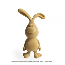 Modern Simple Resin Flocking Animal Character Cartoon - ALINDA DECOR