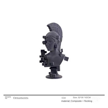 Modern Simple Resin Flocking Animal Character Cartoon - ALINDA DECOR