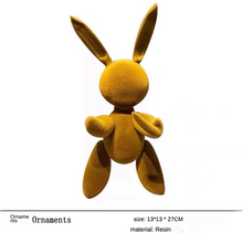 Modern Simple Resin Flocking Animal Character Cartoon - ALINDA DECOR