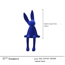 Modern Simple Resin Flocking Animal Character Cartoon - ALINDA DECOR