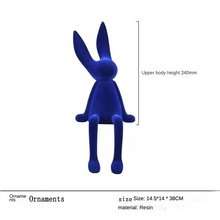 Modern Simple Resin Flocking Animal Character Cartoon - ALINDA DECOR