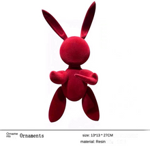 Modern Simple Resin Flocking Animal Character Cartoon - ALINDA DECOR