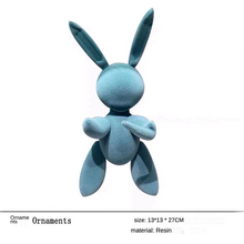 Modern Simple Resin Flocking Animal Character Cartoon - ALINDA DECOR