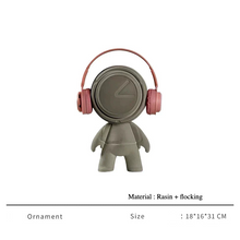 Modern Simple Resin Flocking Animal Character Cartoon - ALINDA DECOR