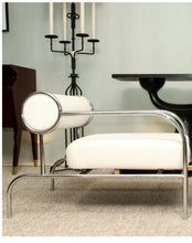 เลานจ์พักผ่อนแบบพกพาเก้าอี้ทรงโมเดิร์นห้องนั่งเล่นเดี่ยวหรูหราสีขาวดีไซน์เก้าอี้ทรงโมเดิร์นเก้าอี้สตูลแซนดาลี - ALINDA DECOR