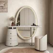 ชุดเดรสผู้หญิงมีหูจับหรูหราเครื่องสำอางโต๊ะเครื่องแป้งทันสมัยชุดแต่งหน้ากระจกเต็มตัวของใช้ในครัวเรือน - ALINDA DECOR