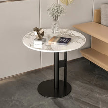 โต๊ะกาแฟทรงกลมสไตล์โรงแรมหรูหราไม่เหมือนใครโต๊ะรับประทานอาหารทันสมัยศูนย์ชาโซฟามุมด้านข้างของศาลา perabot rumah - ALINDA DECOR