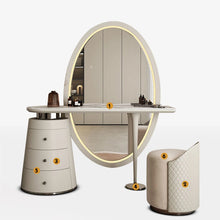 ชุดเดรสผู้หญิงมีหูจับหรูหราเครื่องสำอางโต๊ะเครื่องแป้งทันสมัยชุดแต่งหน้ากระจกเต็มตัวของใช้ในครัวเรือน - ALINDA DECOR