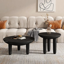 โมเดิร์นตารางไม้กาแฟสำหรับห้องนั่งเล่นเฟอร์นิเจอร์ในครัวเรือน Designer ด้านข้างโซฟาตารางระเบียงพักผ่อนรอบกาแฟตาราง - ALINDA DECOR