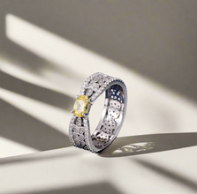 SITA Jewelry: S925 Sterling Silver Emerald Ring - ALINDA DECOR