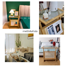 โต๊ะกาแฟ ดีไซน์หวายสาน สไตล์มินิมอล เครื่องใช้ในบ้าน/เฟอร์นิเจอร์/โต๊ะ