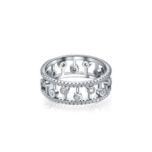 SITA Jewelry: White Gold-Plated 925 Silver Twisted Engagement and Wedding Ring - ALINDA DECOR