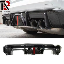 ตัวกระจายแสงด้านหลังแบบคาร์บอนไฟเบอร์แห้งแบบ LED สำหรับ BMW G80 M3ตัวแยก M4 G82