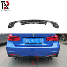 MP ตัวกระจายแสงคาร์บอนไฟเบอร์ด้านหลังสำหรับรถ BMW F30 F35สปอร์ตสี่ช่อง