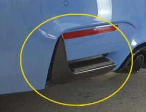 BMW F82 F80 M3 M4คาร์บอนไฟเบอร์กันชนหลัง Splitter อุปกรณ์ตกแต่งภายในรถ
