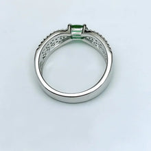 SITA Jewelry: S925 Sterling Silver Emerald Ring - ALINDA DECOR