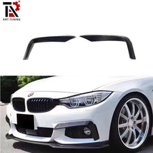 กันชนหน้าแยกไฟตัดหมอกคาร์บอนไฟเบอร์ใบมีดสำหรับรถ BMW F32 F33กันชนขนาด F36เมตร