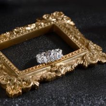 เครื่องประดับที่ดีผู้ผลิตขายส่งรูปไข่ตัดแหวนเพชรเต็มรูปแบบสำหรับผู้หญิงฮิปฮอปสเตอร์ลิงเงิน - ALINDA DECOR