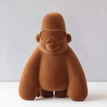 Modern Simple Resin Flocking Animal Character Cartoon - ALINDA DECOR