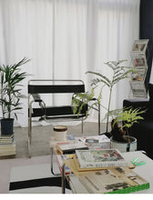 Vassili Chair Ins Nordic Saddle Leather Net Red Chair Stainless Steel Leisure Backrest Armchair