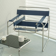 Vassili Chair Ins Nordic Saddle Leather Net Red Chair Stainless Steel Leisure Backrest Armchair