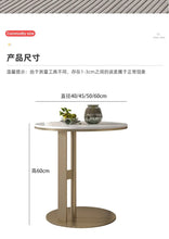 โต๊ะกาแฟทรงกลมสไตล์โรงแรมหรูหราไม่เหมือนใครโต๊ะรับประทานอาหารทันสมัยศูนย์ชาโซฟามุมด้านข้างของศาลา perabot rumah - ALINDA DECOR