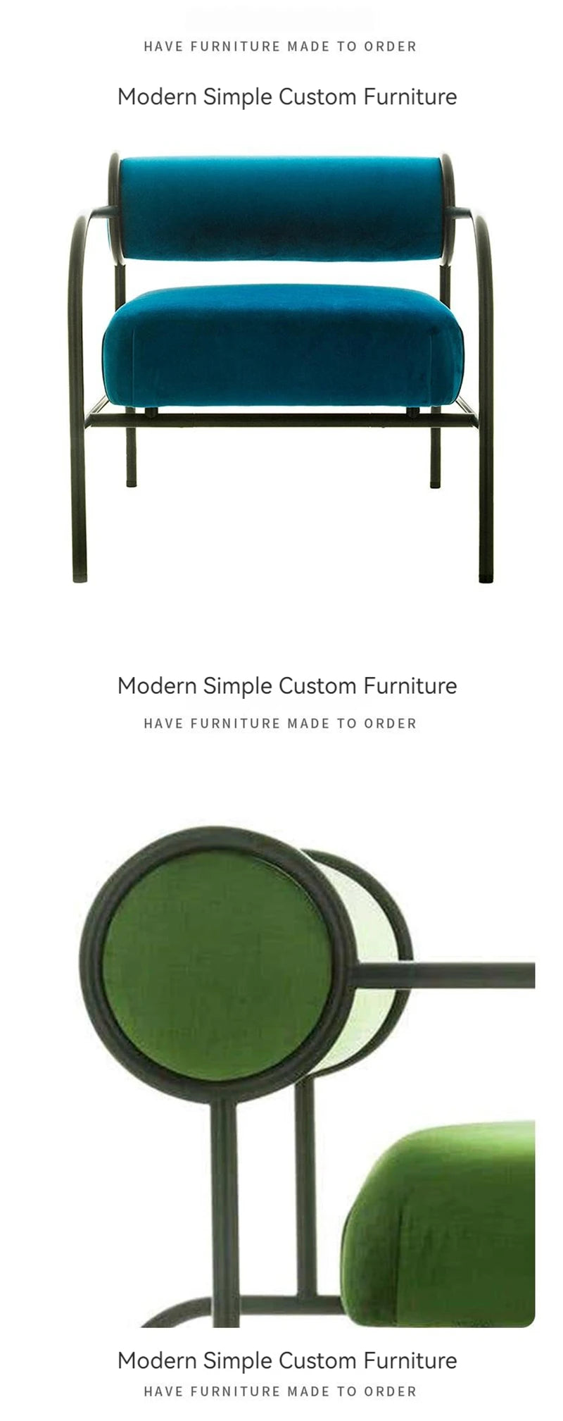 เลานจ์พักผ่อนแบบพกพาเก้าอี้ทรงโมเดิร์นห้องนั่งเล่นเดี่ยวหรูหราสีขาวดีไซน์เก้าอี้ทรงโมเดิร์นเก้าอี้สตูลแซนดาลี - ALINDA DECOR