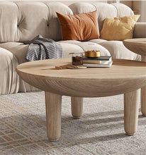 โมเดิร์นตารางไม้กาแฟสำหรับห้องนั่งเล่นเฟอร์นิเจอร์ในครัวเรือน Designer ด้านข้างโซฟาตารางระเบียงพักผ่อนรอบกาแฟตาราง - ALINDA DECOR