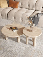 โมเดิร์นตารางไม้กาแฟสำหรับห้องนั่งเล่นเฟอร์นิเจอร์ในครัวเรือน Designer ด้านข้างโซฟาตารางระเบียงพักผ่อนรอบกาแฟตาราง - ALINDA DECOR