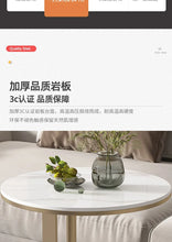 โต๊ะกาแฟทรงกลมสไตล์โรงแรมหรูหราไม่เหมือนใครโต๊ะรับประทานอาหารทันสมัยศูนย์ชาโซฟามุมด้านข้างของศาลา perabot rumah - ALINDA DECOR