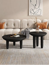 โมเดิร์นตารางไม้กาแฟสำหรับห้องนั่งเล่นเฟอร์นิเจอร์ในครัวเรือน Designer ด้านข้างโซฟาตารางระเบียงพักผ่อนรอบกาแฟตาราง - ALINDA DECOR