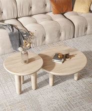 โมเดิร์นตารางไม้กาแฟสำหรับห้องนั่งเล่นเฟอร์นิเจอร์ในครัวเรือน Designer ด้านข้างโซฟาตารางระเบียงพักผ่อนรอบกาแฟตาราง - ALINDA DECOR