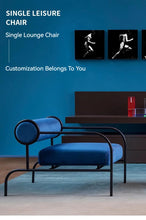 เลานจ์พักผ่อนแบบพกพาเก้าอี้ทรงโมเดิร์นห้องนั่งเล่นเดี่ยวหรูหราสีขาวดีไซน์เก้าอี้ทรงโมเดิร์นเก้าอี้สตูลแซนดาลี - ALINDA DECOR