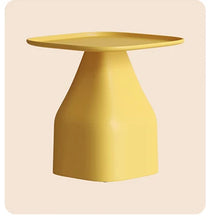 โต๊ะน้ำชาแบบเรียบง่ายโต๊ะกาแฟพลาสติกใสเช้าสไตล์นอร์ดิกทรงกลมสวยงามทันสมัยเฟอร์นิเจอร์ห้องนอน - ALINDA DECOR